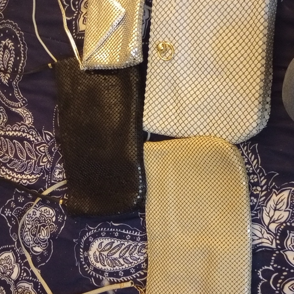 Sequined evening bags